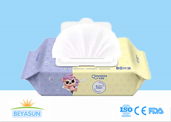 Витамин Е на заказ Уборка рук для рта одноразовая биоразлагаемая для детей Мокрые салфетки для детей Мокрые салфетки для детей