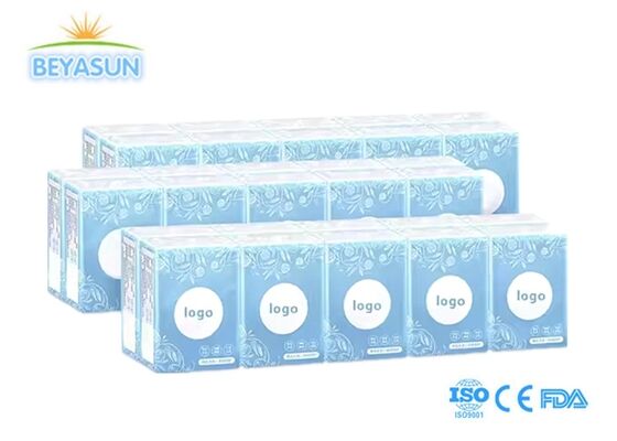 Pocket Tissue 10 Packs Per Bag Jasmine Scented No Fluorescent Agent Virgin Pulp for Thailand Travel